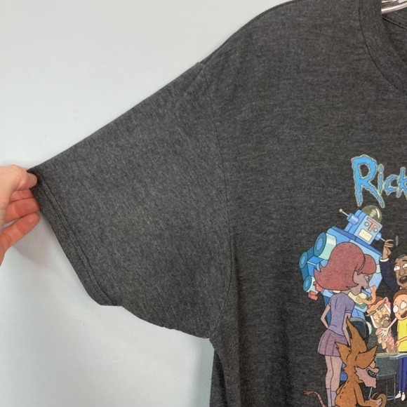 ripple Junction Rick And Morty Adult Swim Tee shirt Men's Size L Heather Gray. - Picture 6 of 12
